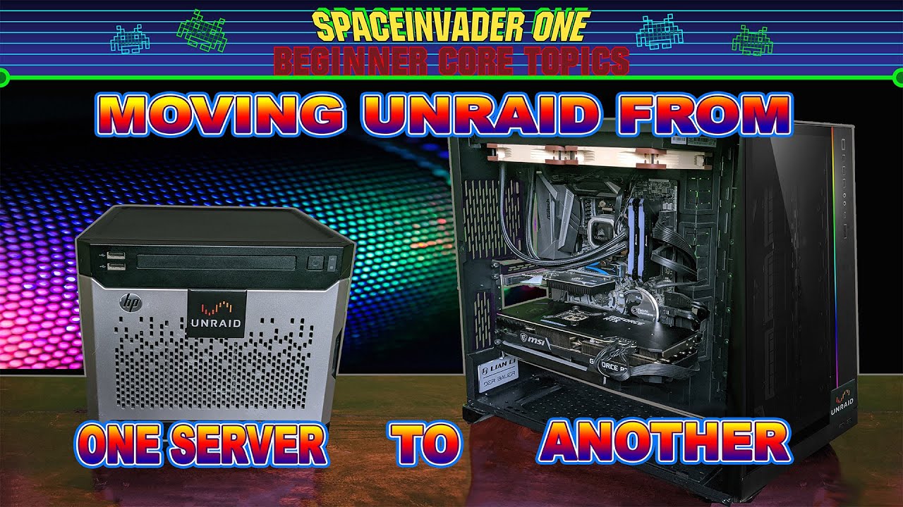 Как перенести Unraid с одного сервера на другой