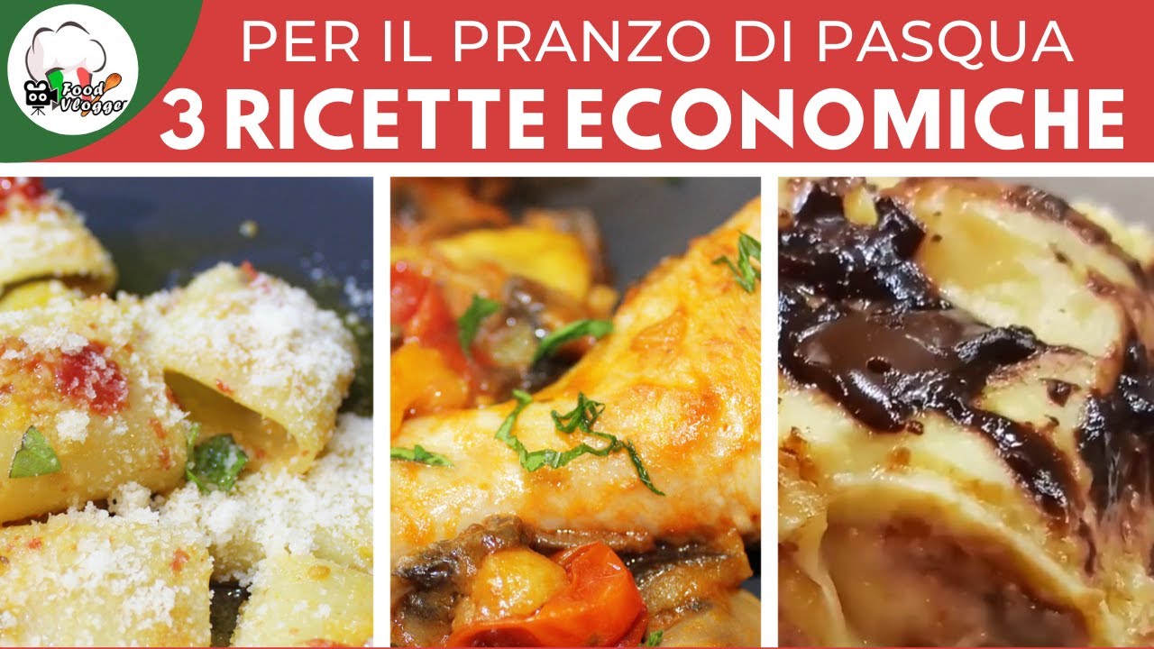 3 Ricette economiche per Pasqua | FoodVlogger #conme #distantimauniti