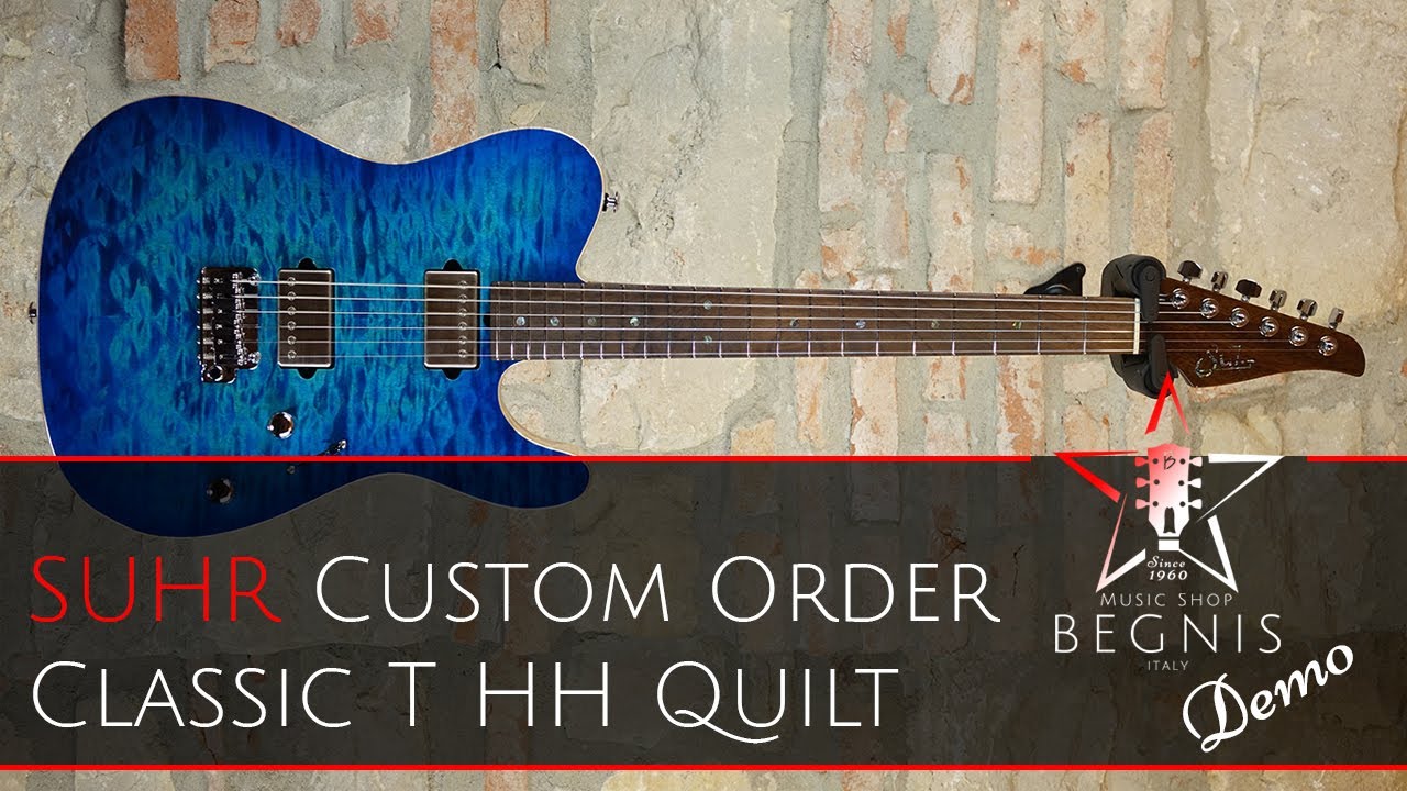 DEMO - SUHR Custom Order CLASSIC T HH with ROSEWOOD NECK in Suhr Hombre Head