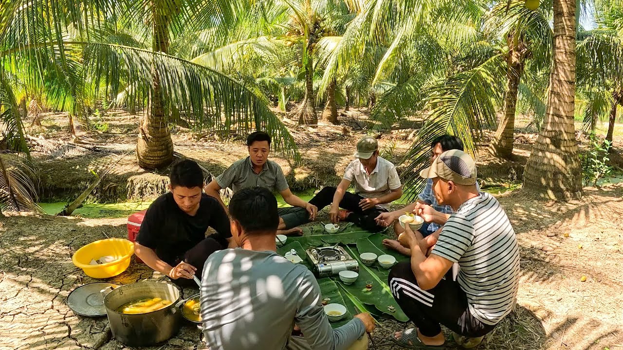 Bắt gà vườn nấu cháo môn nóng hổi mời anh em làm vài ly | MGQ2 #15