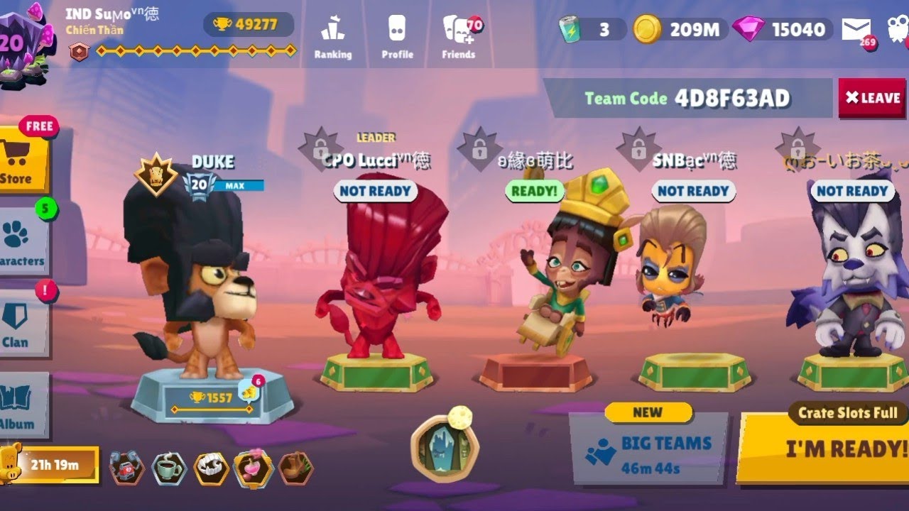 GLOBAL PLAYER | BIG TEAM GAMEPLAY | DUKE GAMEPLAY | LVL 20 ZOOBA| ZOOBA FULL GAMEPLAY | ZOOBA GAMING