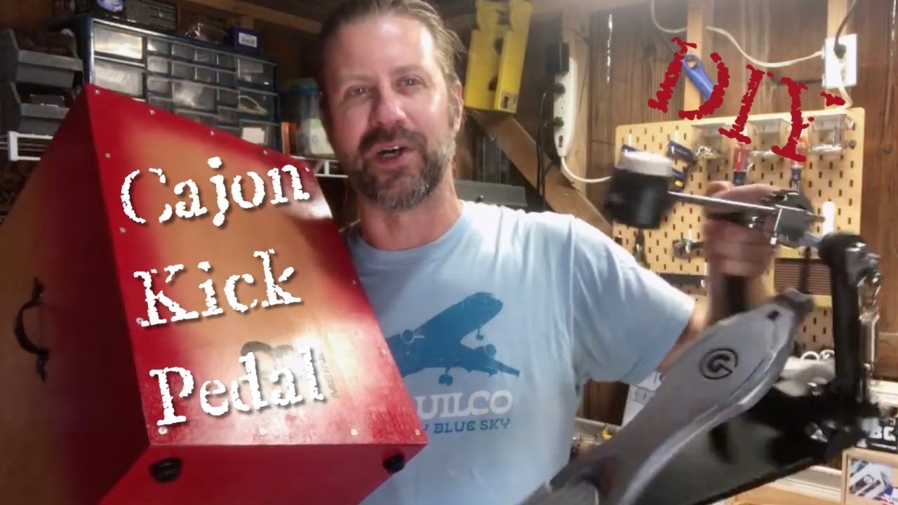 Adding a Kick Pedal to Your Cajon (using a door hinge)