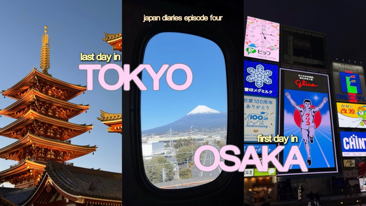japan diaries 🚄 tokyo to osaka