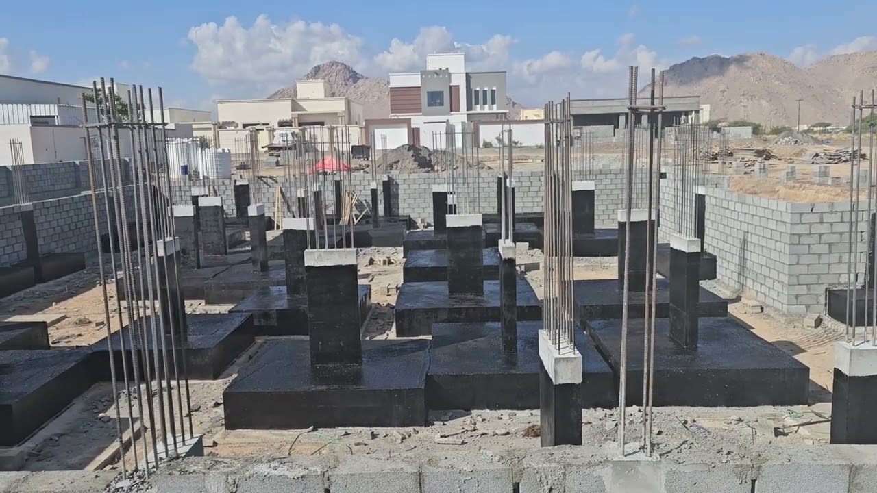 اهمية دهن البيتومين للقواعد الخرسانية