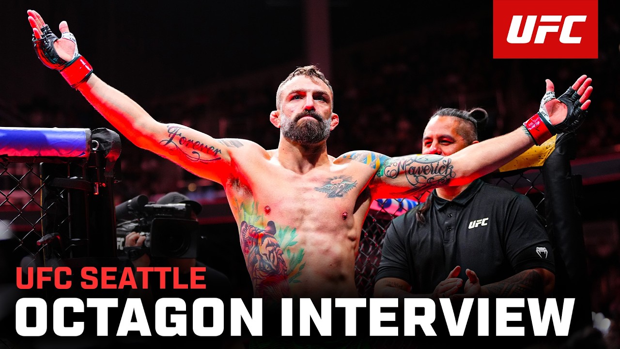 СПАСИБО, МАЙКЛ КЬЕЗА | Интервью с Майклом Кьеза в октагоне | UFC Сиэтл