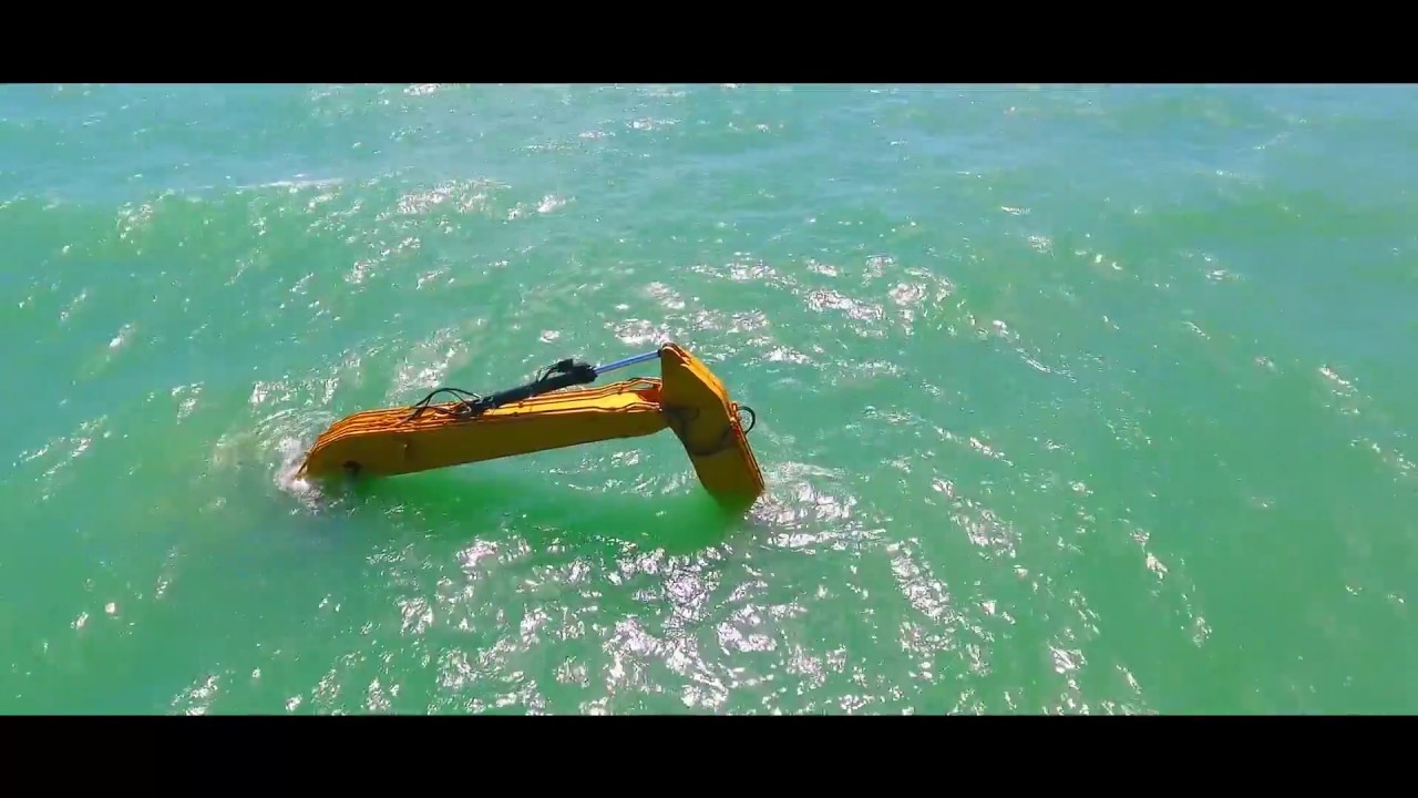 Rampion digger underwater