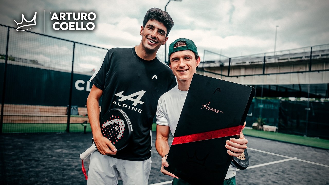VIAJO A WIMBLEDON Y JUEGO AL PADEL CON SPIDERMAN *TOM HOLLAND* | ARTURO COELLO