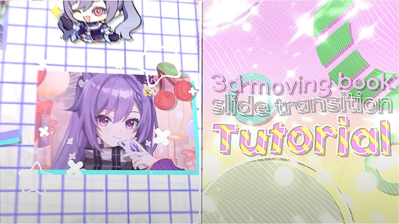 3D MOVING BOOK SLIDE TRANSITION | CANDY STYLE | AFTER EFFECTS