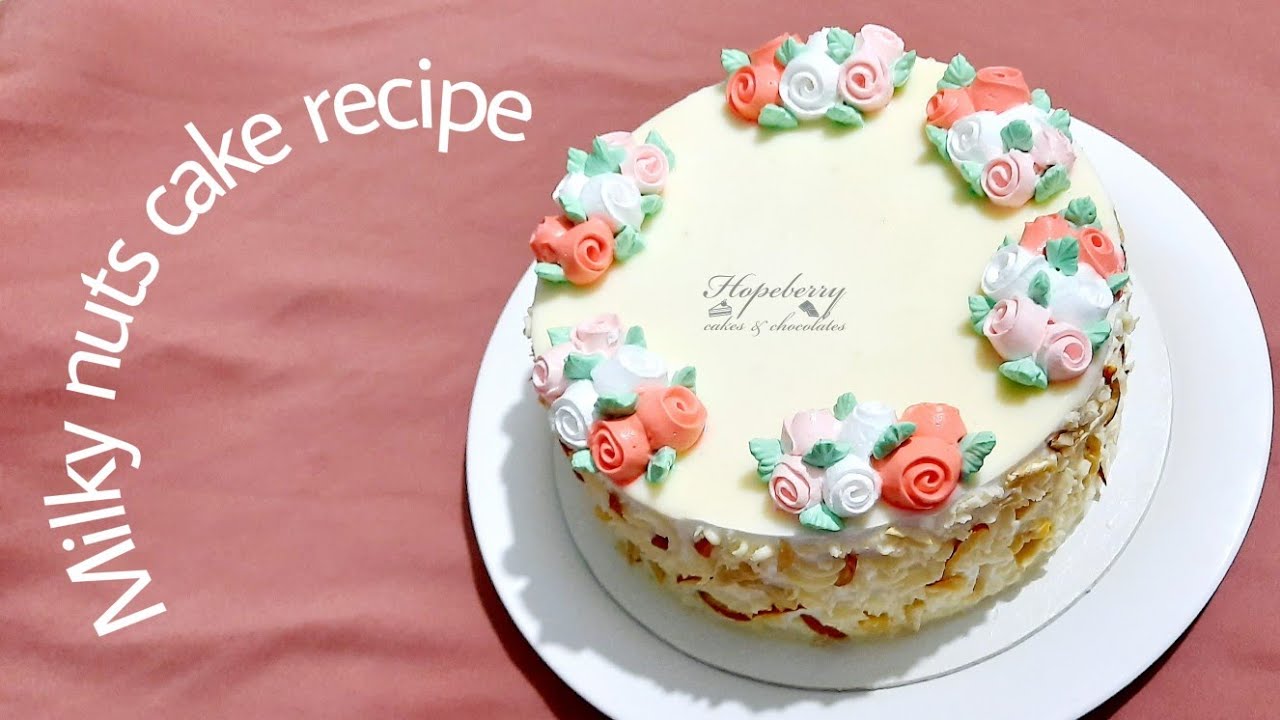 Milky Nuts Cake വായിൽ അലിഞ്ഞിറങ്ങും / milky nuts cake recipe in malayalam / cake recipe malayalam