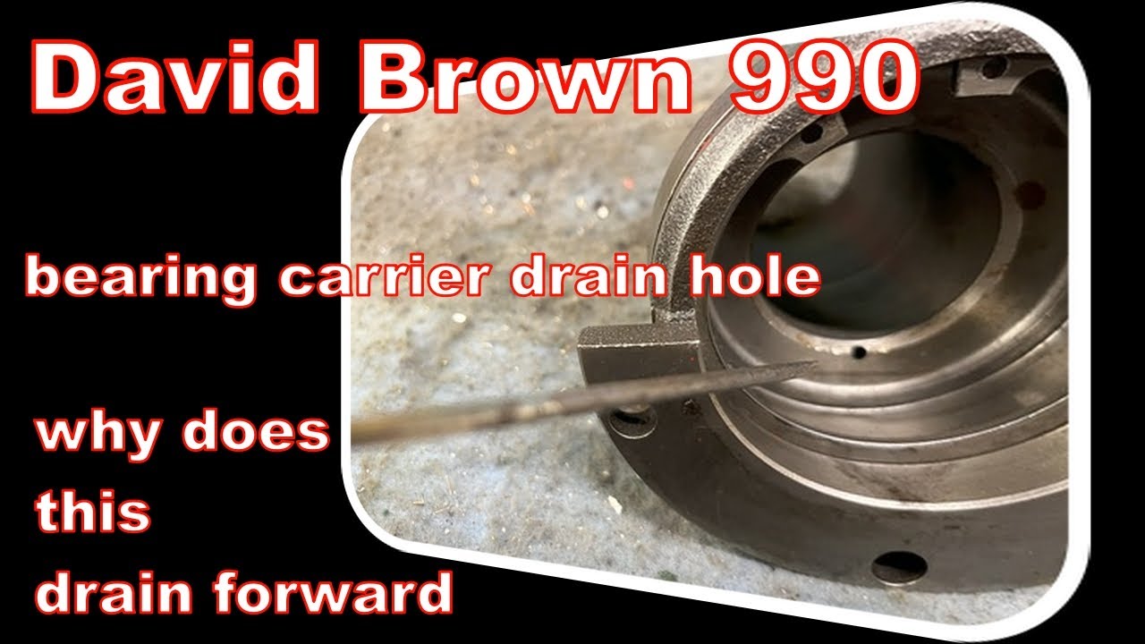David Brown 990 Gearbox bearing carrier #112
