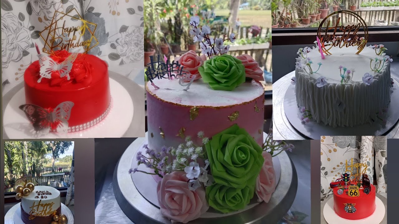 Birthday and Wedding cake #cake #howtomakecakecreamathome #birthdaycake #cakedecorating 