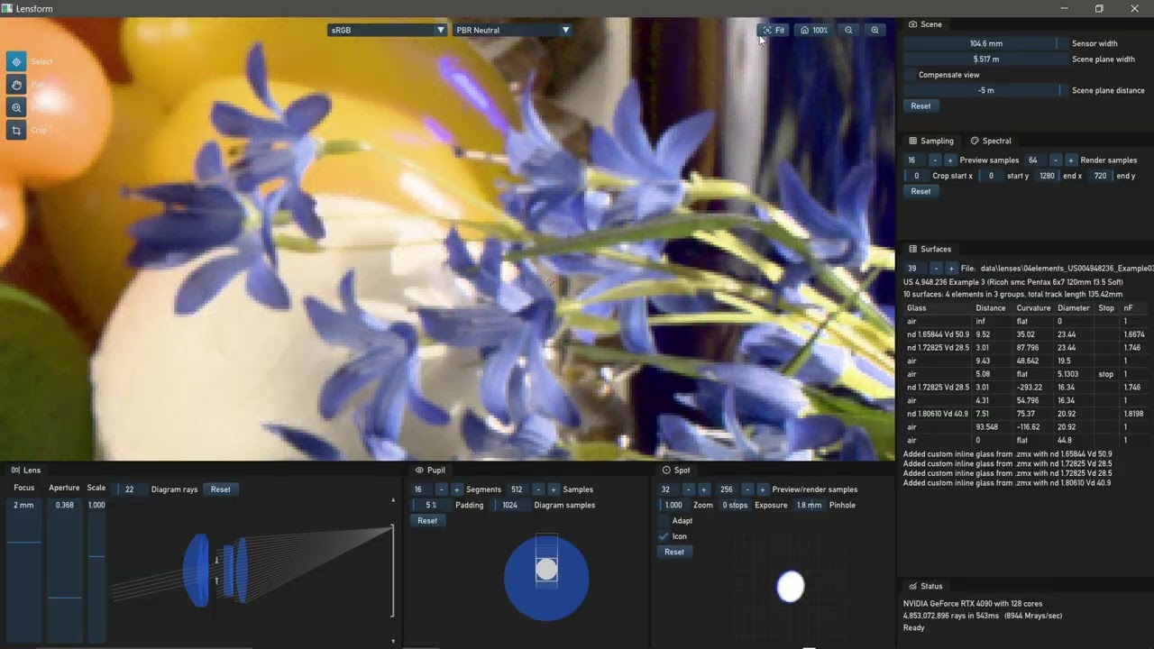 Lensform development demo