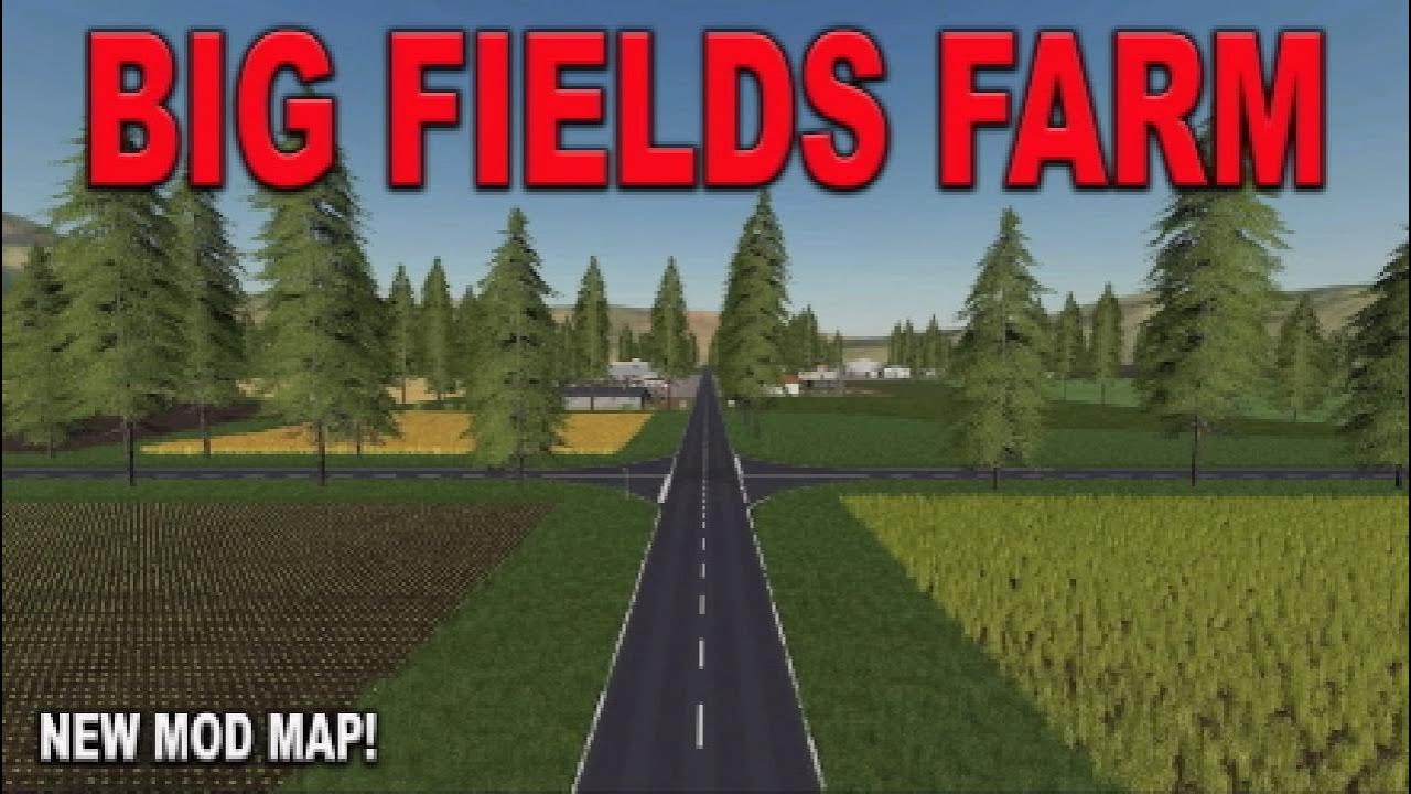 &ldquo;BIG FIELDS FARM&rdquo; NEW MOD MAP! Farming Simulator 19 PS5 MAP TOUR (Review) FS19.