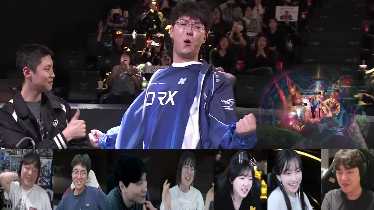 라인CK 페이커 쵸비 슈퍼플레이 및 유칼 세레머니 스트리머 반응 모음 | 2026 시즌 오프닝