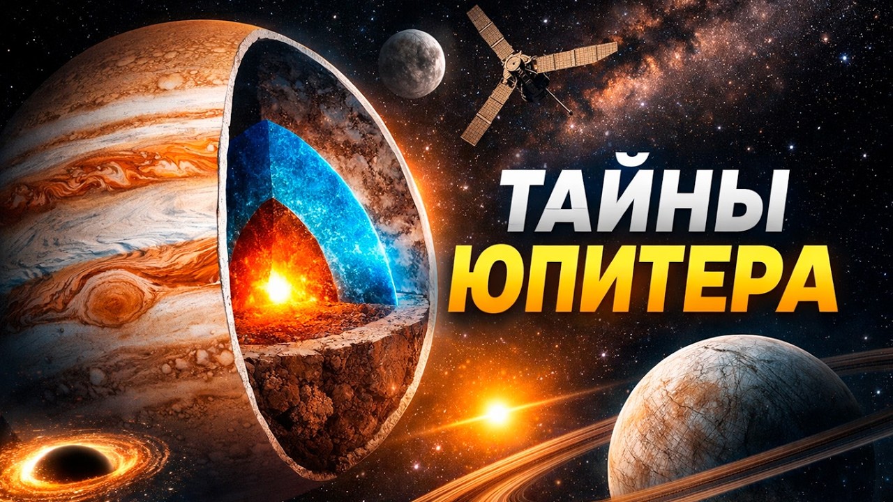 Что скрывает Юпитер? Металлический водород, «размытое» ядро и тайна Большого Красного Пятна