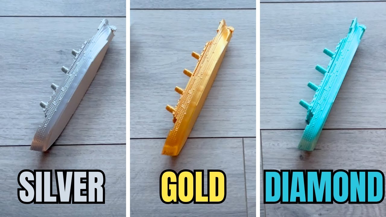 New Titanic Models Revealed: Silver, Gold, And Diamond