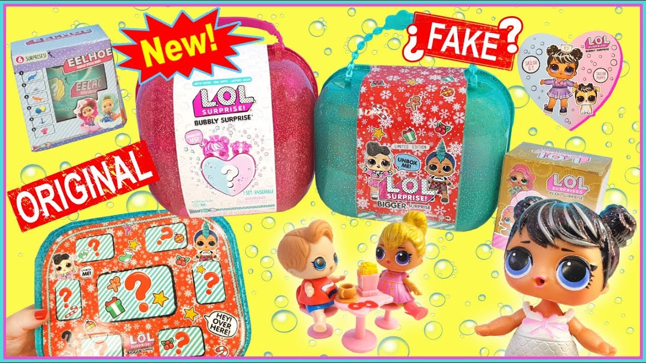 LOL Surprise! Nueva BUBBLY surprise. LOL Original vs Fake. Maletín LOL surprise ¿FALSO?