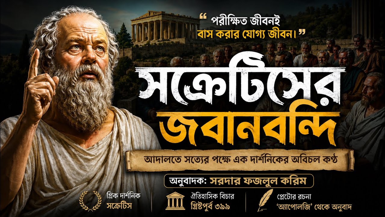 সক্রেটিসের জবানবন্দি | Socrates' Statement | Plato | Greek Philosophy