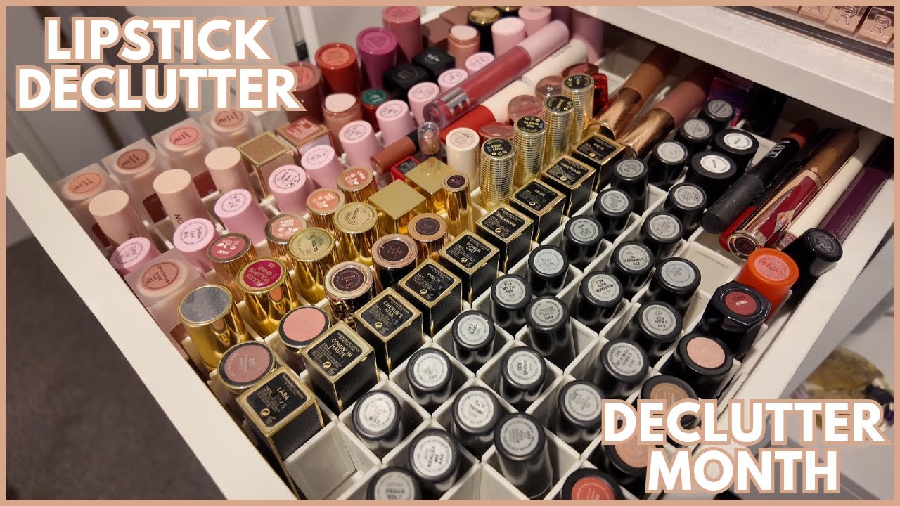 Ep. 9: LIPSTICK DECLUTTER 2025 | Declutter Month