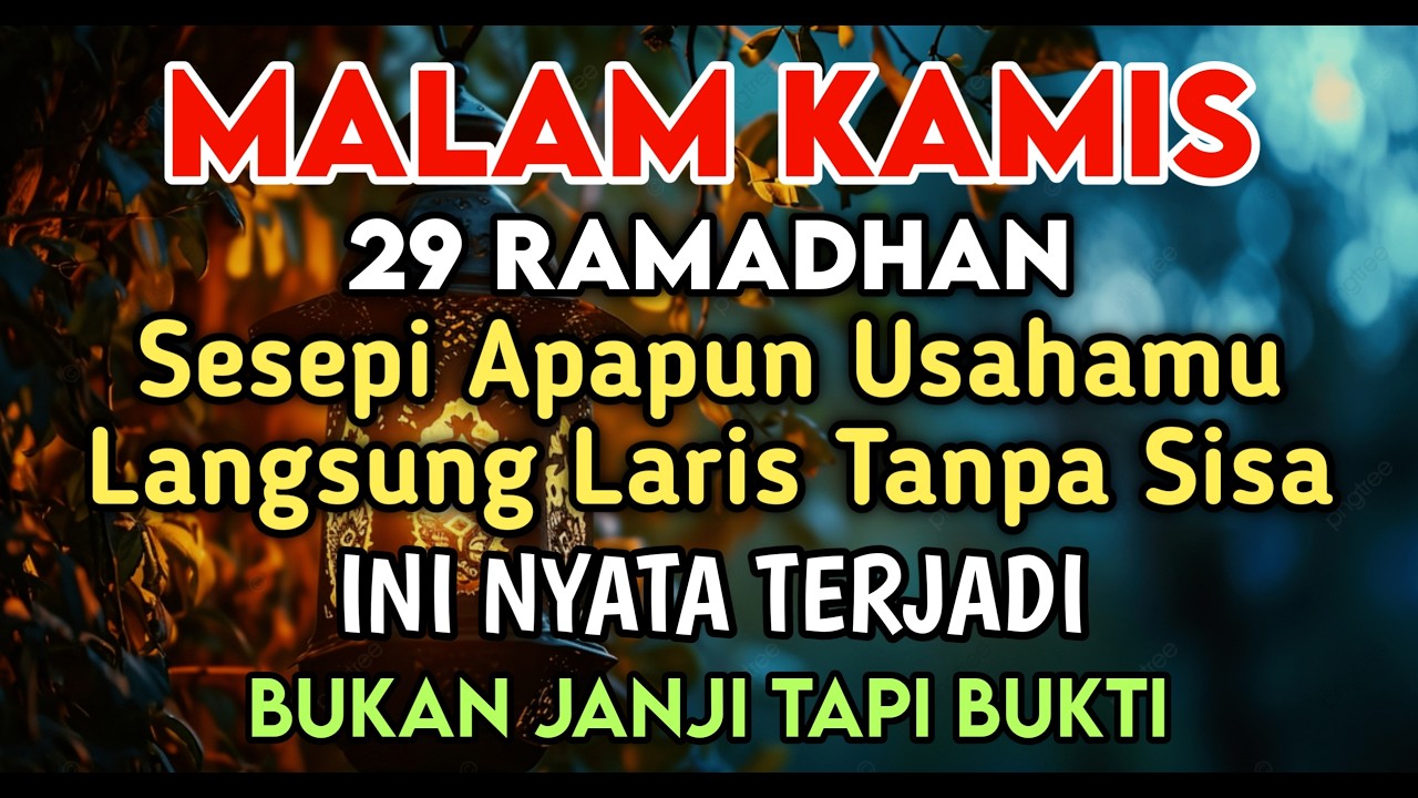 BISMILLAH KUNFAYAKUN🤲🤲SESEPI APAPUN USAHA,BISA DILARISKAN DENGAN AYAT INI | SEMOGA MENDAPAT BERKAH
