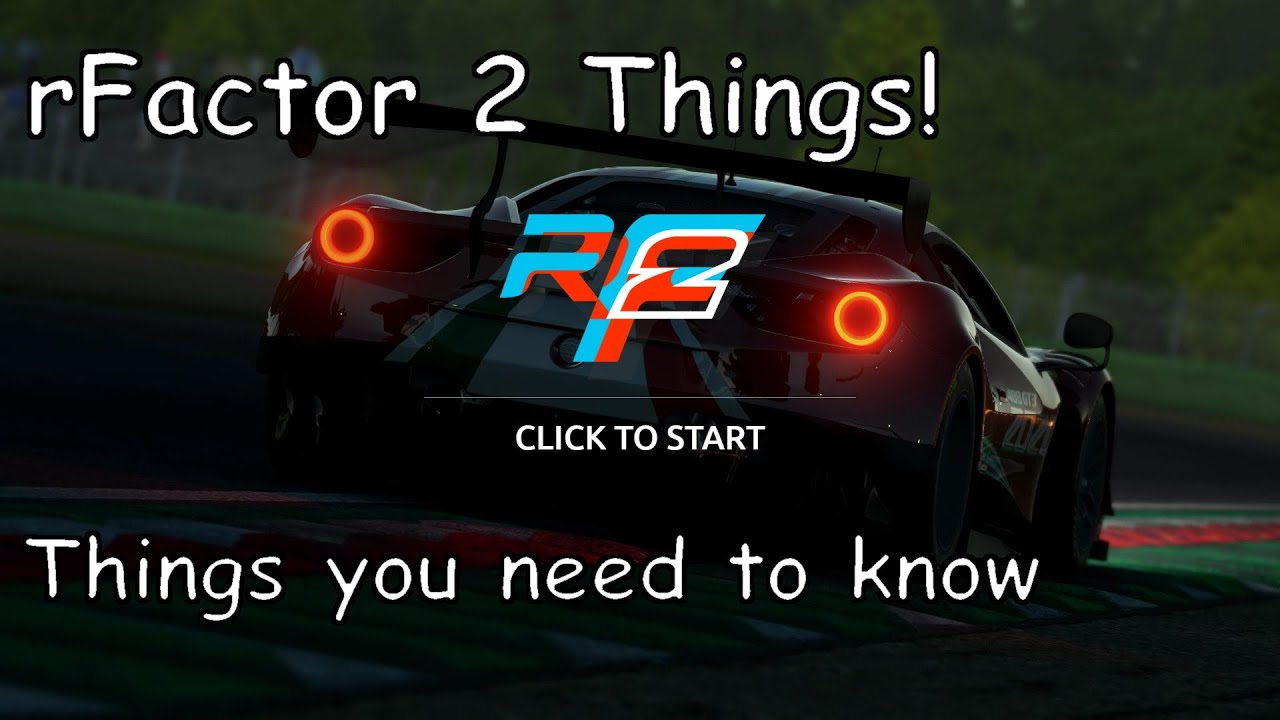 Что нужно знать о rfactor2? Руководство для начинающих и множество полезных советов.