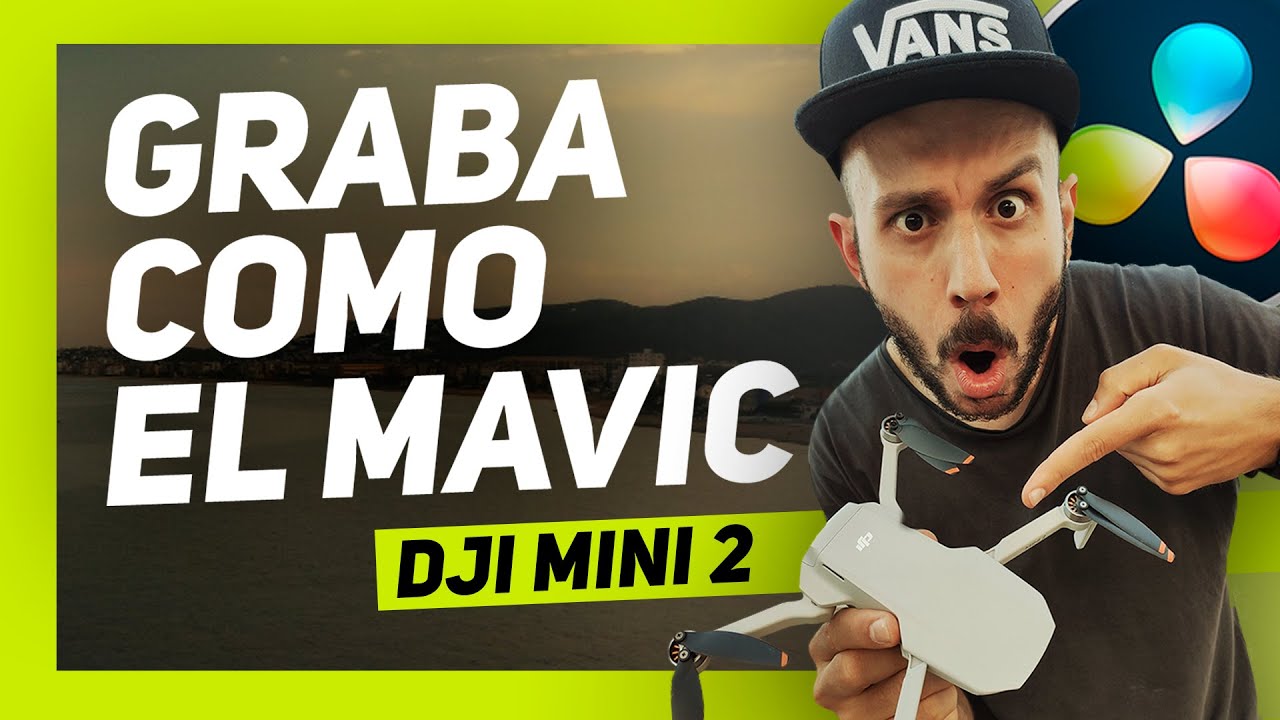 ¡NO TE CREO! 😱  ESTILO CINEMATOGRÁFICO con DJI MINI 2,  FILTROS ND y Davinci Resolve 17