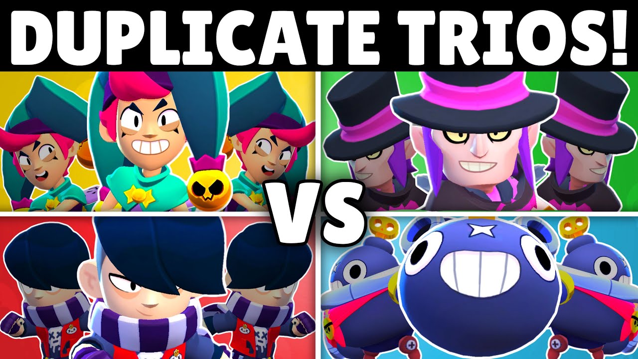 Trio Showdown But Every Team is a Random Brawler!