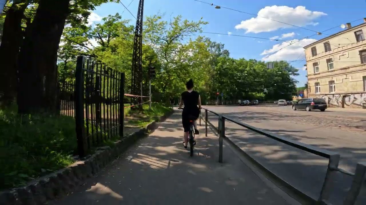 Electric scooter long ride Riga - Jurmala | 4K | Latvia 2022