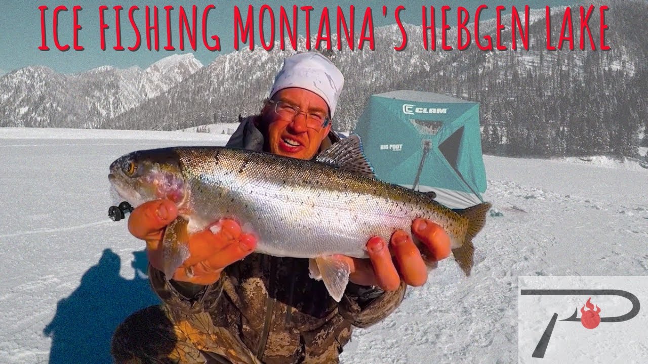 Ice Fishing Montana's Hebgen Lake