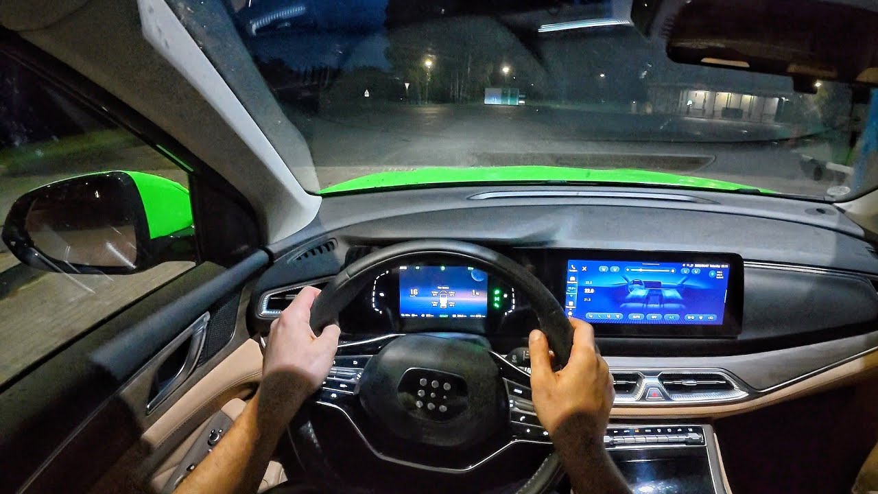 2025 DFSK E5 / Evolute i-Space - POV Ночной Тест-Драйв