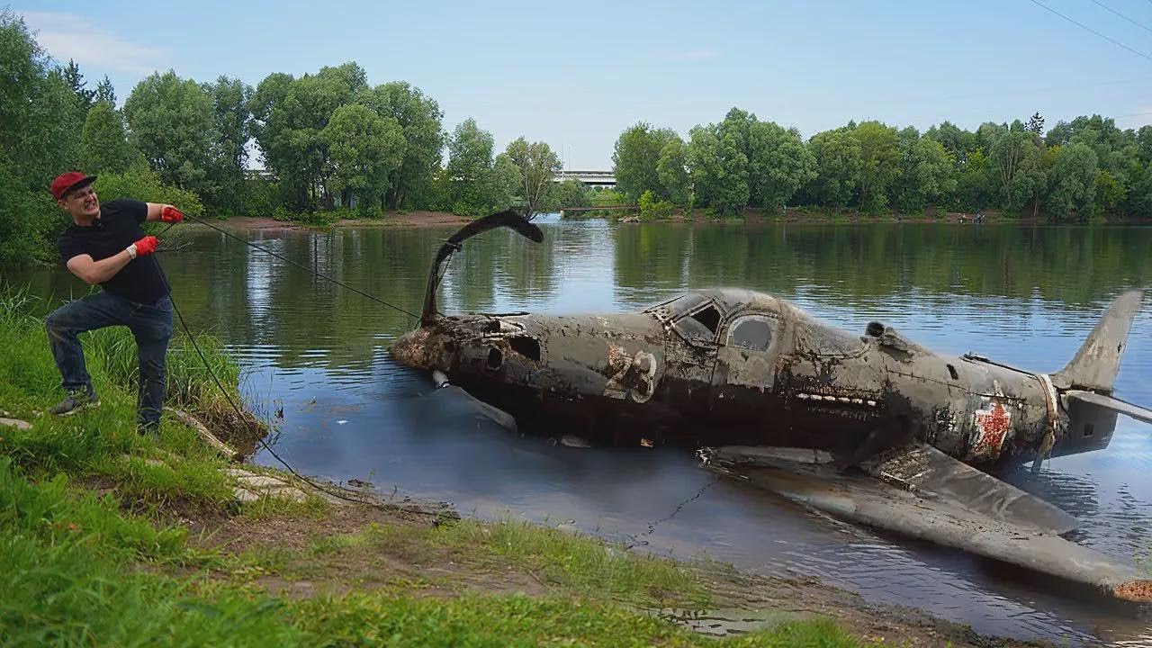 Haben wir beim Magnetangeln Flugzeugteile unter Wasser gefunden?