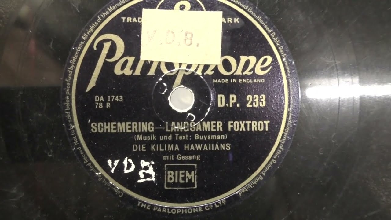 Die Kilima Hawaiians: Schemering. (ca 1950).