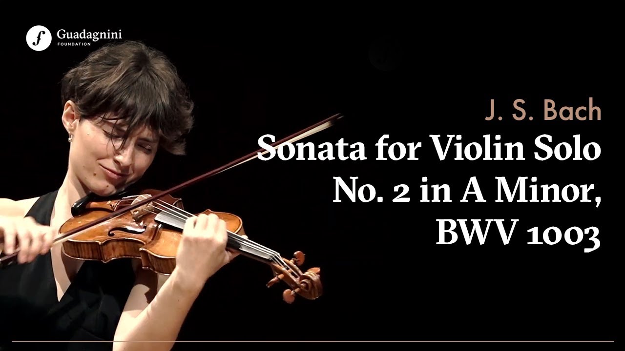 Anna Göckel plays J.S. Bach - Sonata for Violin Solo Nr. 2 in A minor, BWV 1003