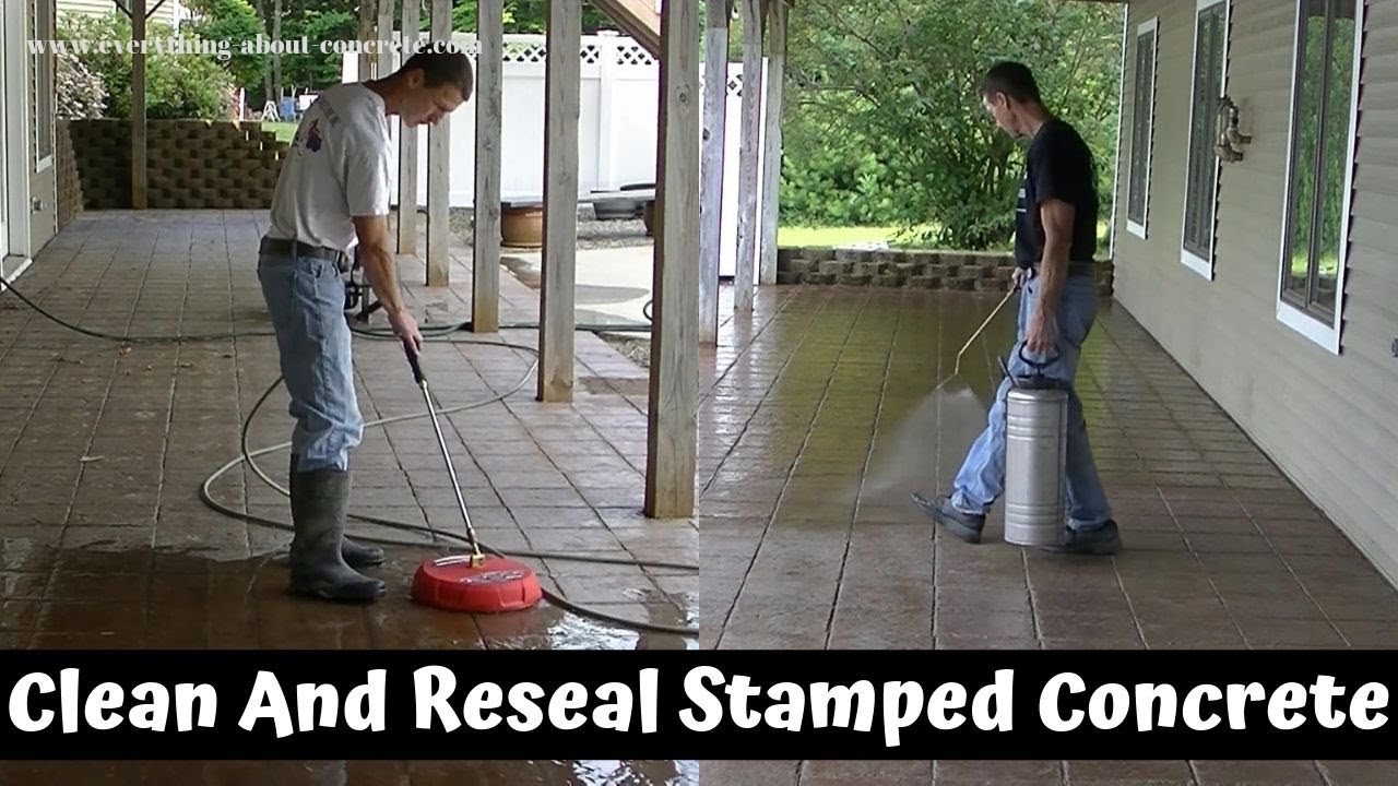 How To Clean And Re-Seal A Stamped Concrete Patio | Everything You Need To Know