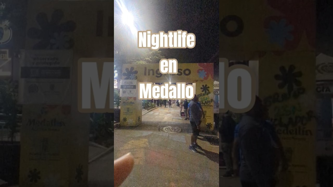 Nightlife en Medellin una miradita a la zona de bares y restaurantes #medellin #travelvlog #foodblog