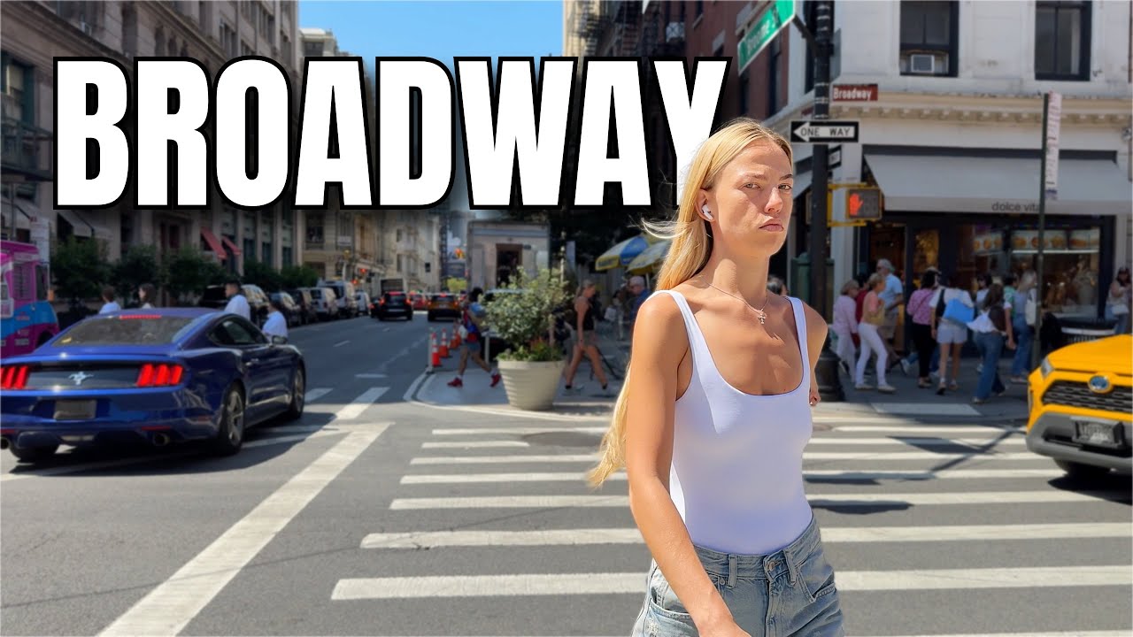 NEW YORK CITY Walking Tour [4K] - BROADWAY