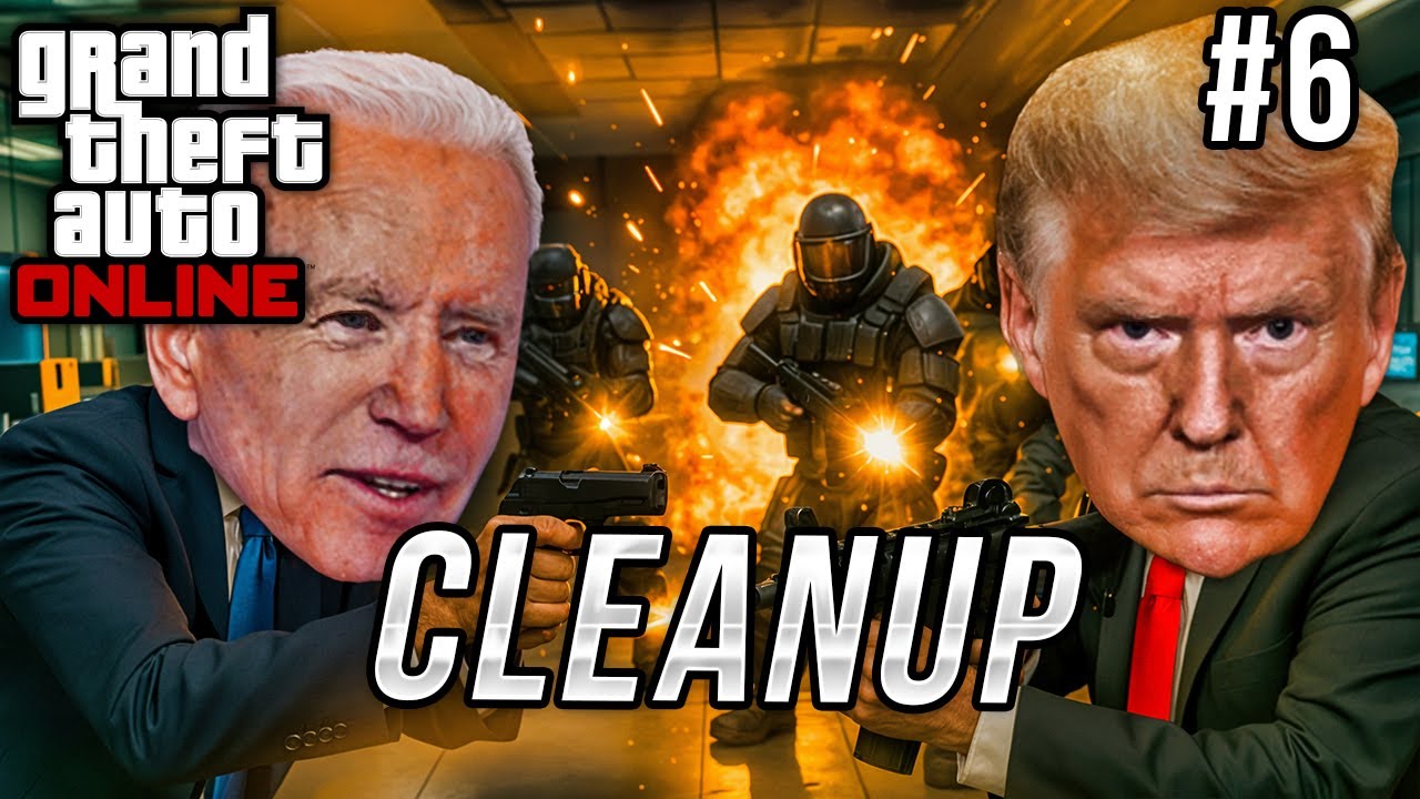 US Presidents Play GTA Online - Agent ULP Mission #6 - The Clean up