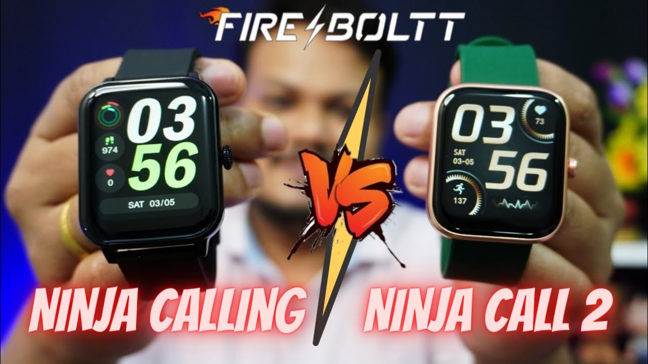FireBoltt Ninja Calling VS Ninja Call 2 || Detailed Comparison ⚡ Best Calling Smartwatch Under 3000?