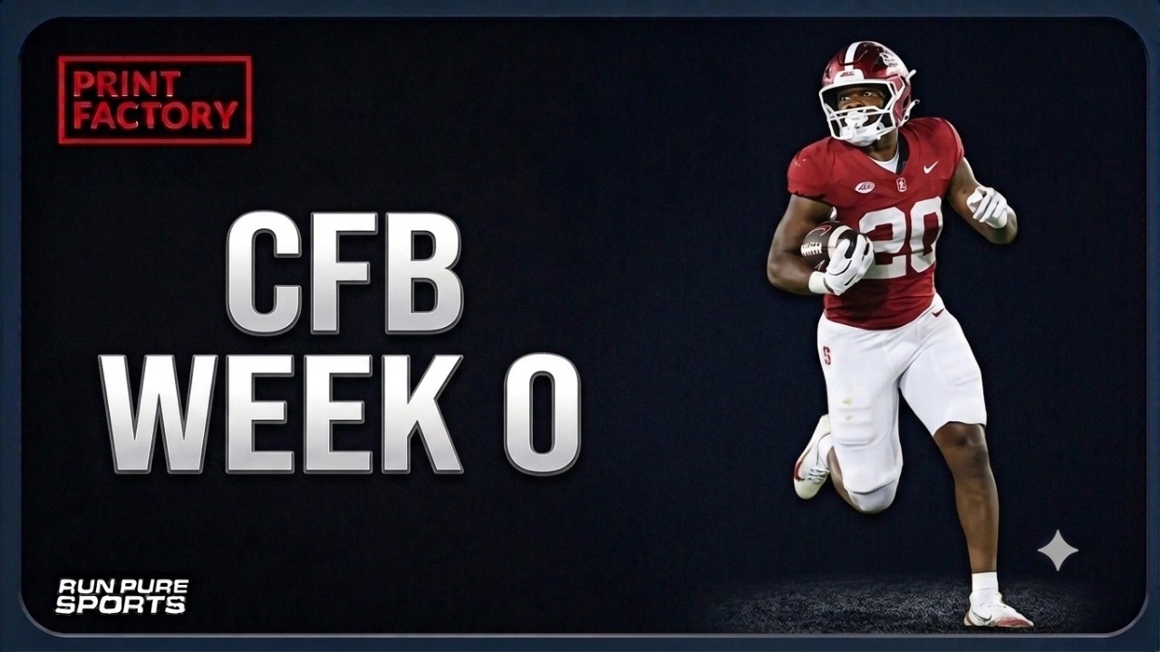 Прогнозы на CFB DFS: НЕДЕЛЯ 0 | Стратегия DraftKings для студенческого футбола 2026