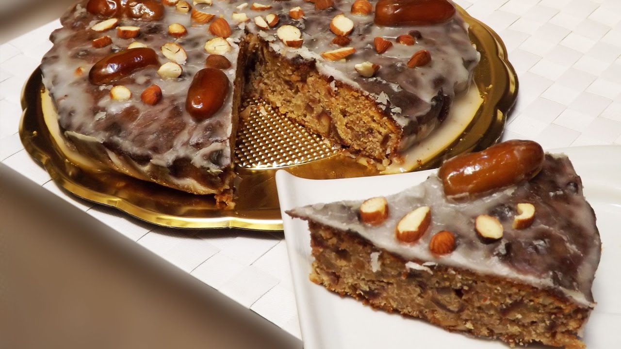 Djamilah torta di datteri e noci (senza farina)