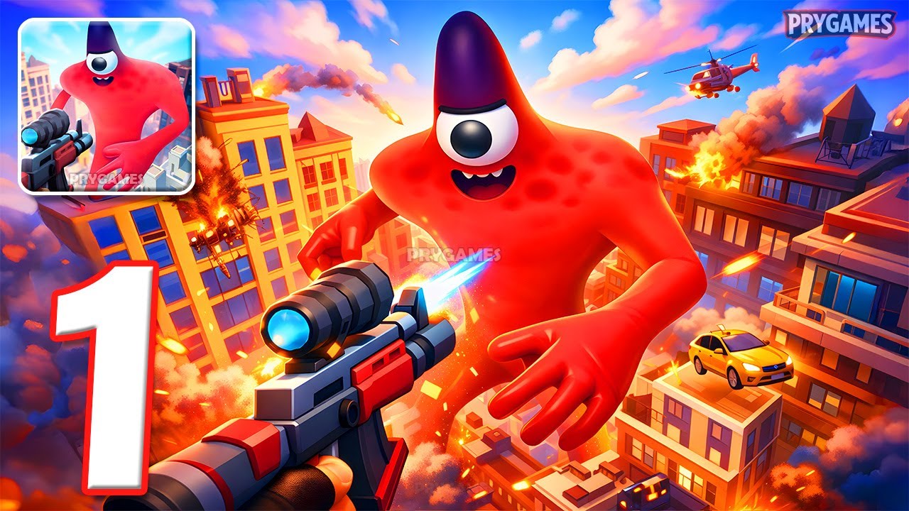 Sniper vs Titans: City Warfare - Gameplay Walkthrough Part 1 - Sniper Titans Wanted (Android, iOS)