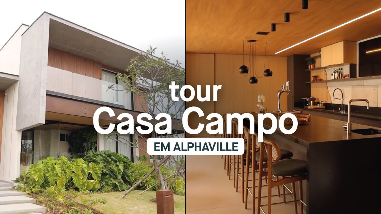 Casa Campo em Alphaville com a Psicoarquitetura aplicada