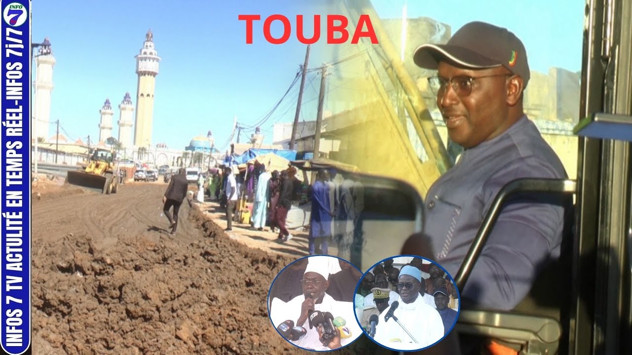 Cérémonie de lancement des travaux de drainage des eaux pluviales de touba