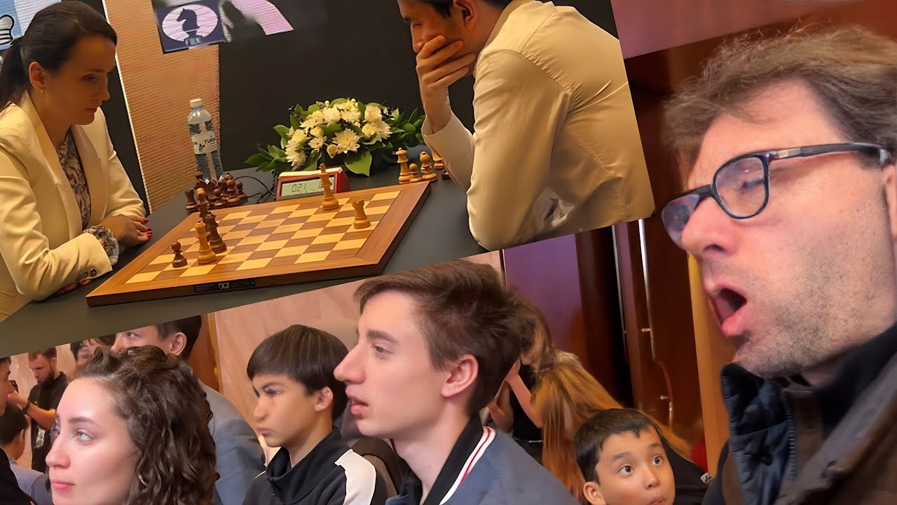 The Most Intense Queen Endgame you will see | Kateryna vs Vakhidov | Satty Zhuldyz Chess Festival