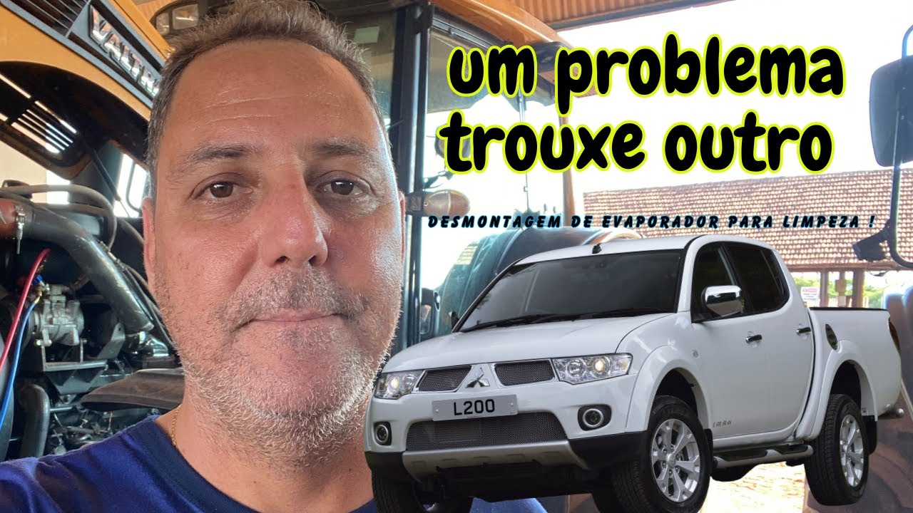 RETIRADA DE EVAPORADOR PARA LIMPEZA E DIAGNÓSTICO NA L 200 Mitsubishi  MOTORS !❎✅✳💲💸 #ARCONDICIONADO