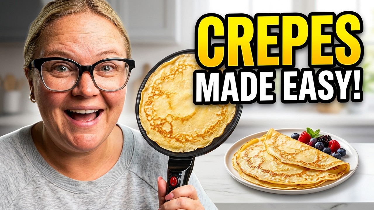 Master the Art of Perfect Crepes with Moss & Stone Electric Crepe Maker for Quick Breakfast Ideas!