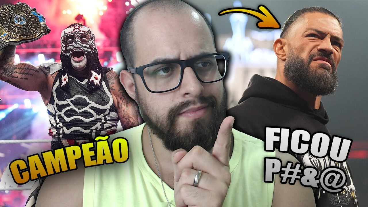 ROMAN REIGNS FICA PUT#$%#$ COM CM PUNK! PENTA É CAMPEÃO!