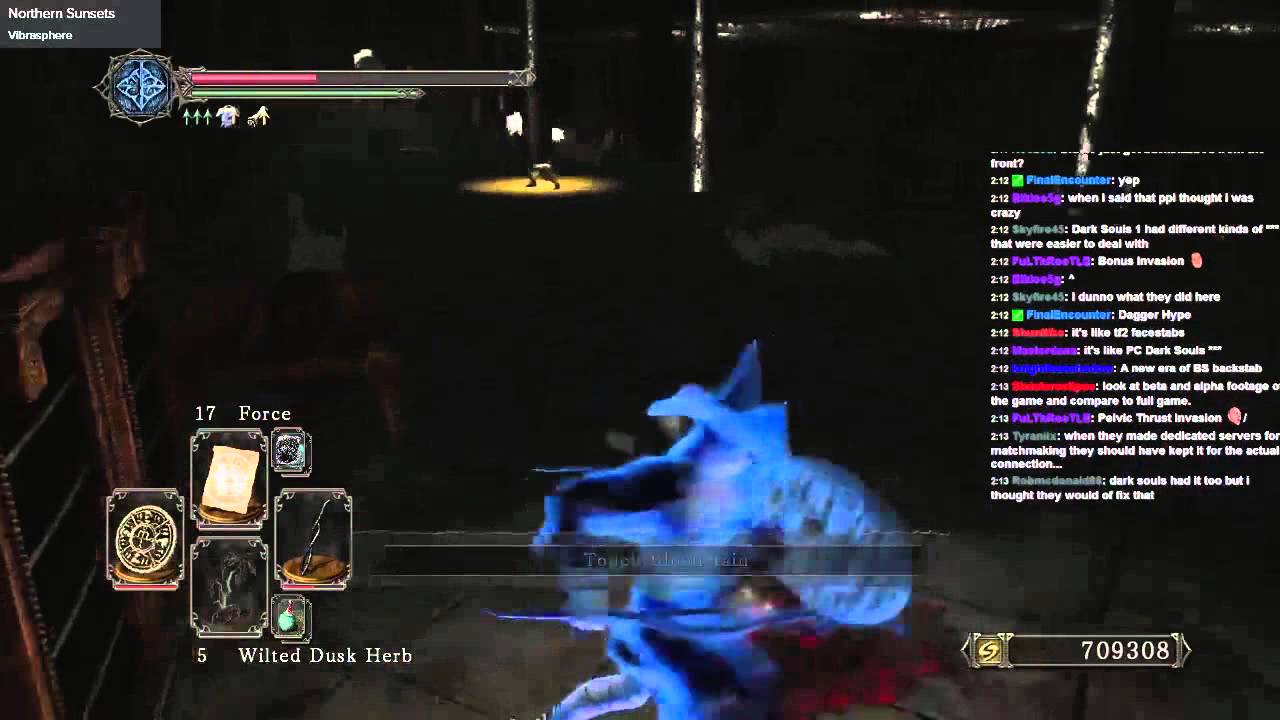 Dark Souls 2 Pure Caster PvP - Clutch Rolling Attack