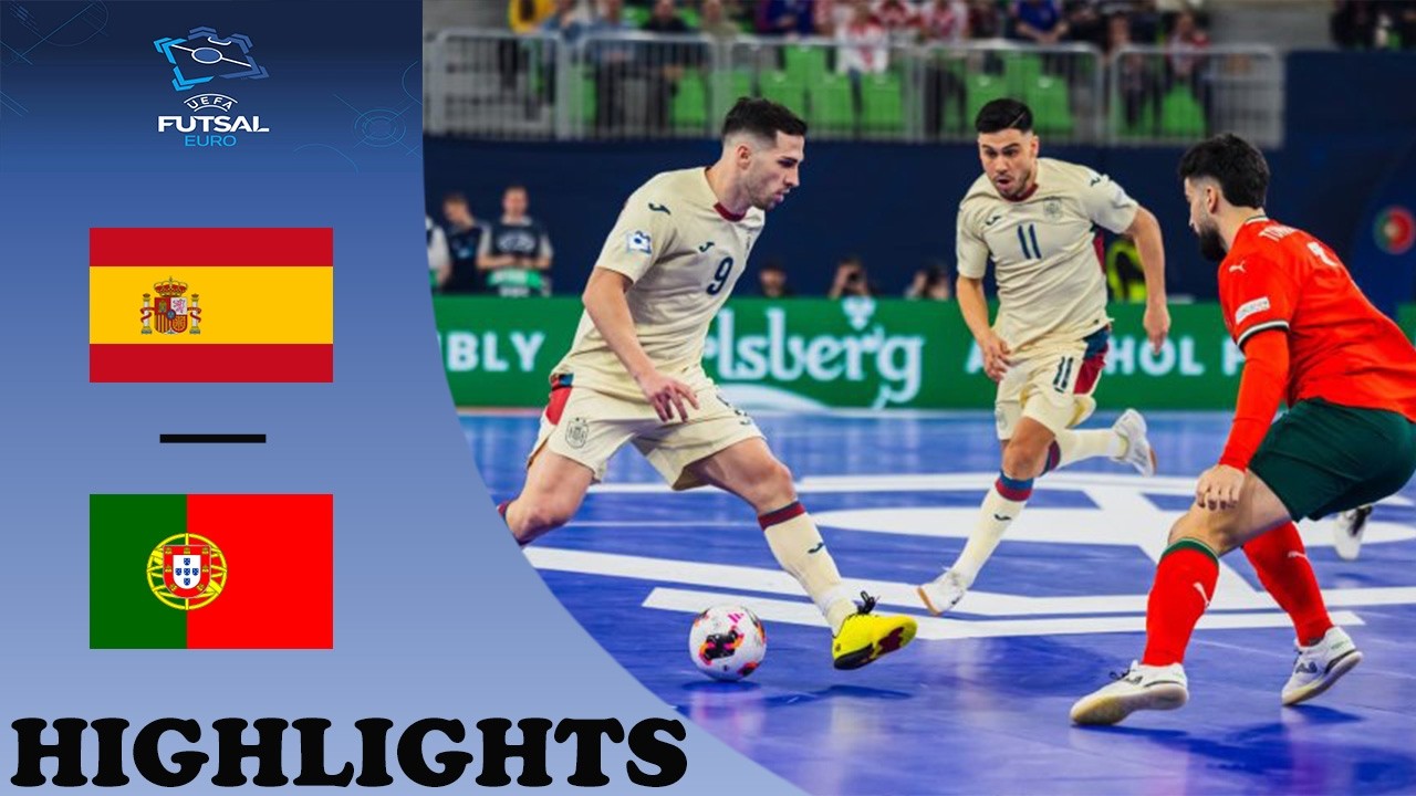 Portugal vs Spain Highlights | Futsal Euro 2026 FINAL