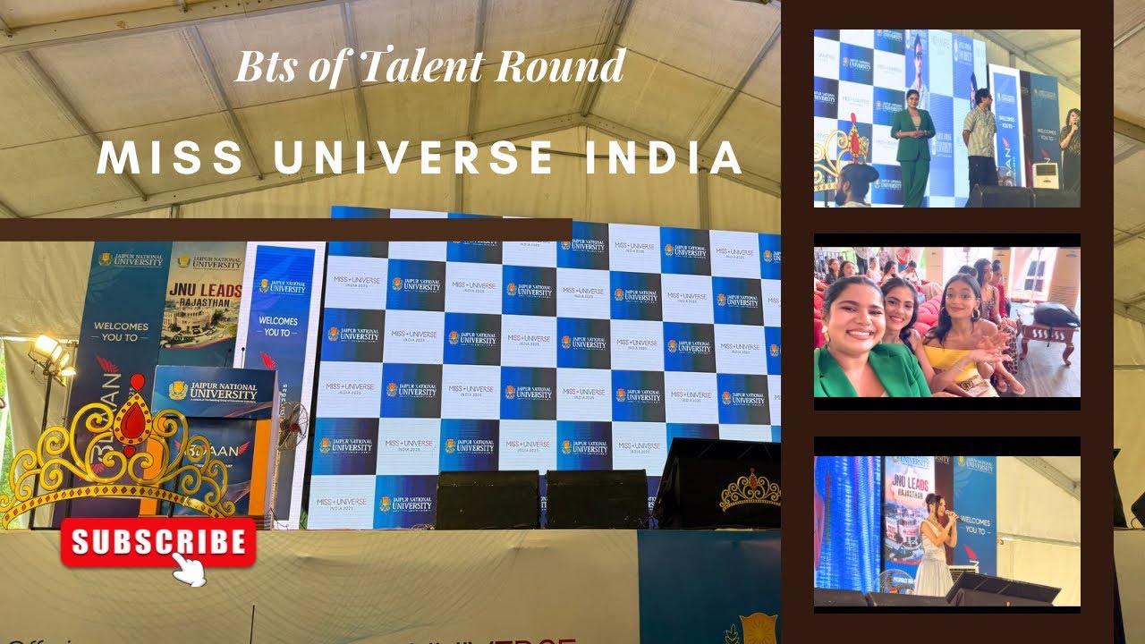 Miss Universe India Talent Round at JNU 🎤✨ | Behind The Scenes & Fun Moments!